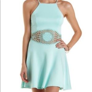 Charlotte Russe Aqua sun dress